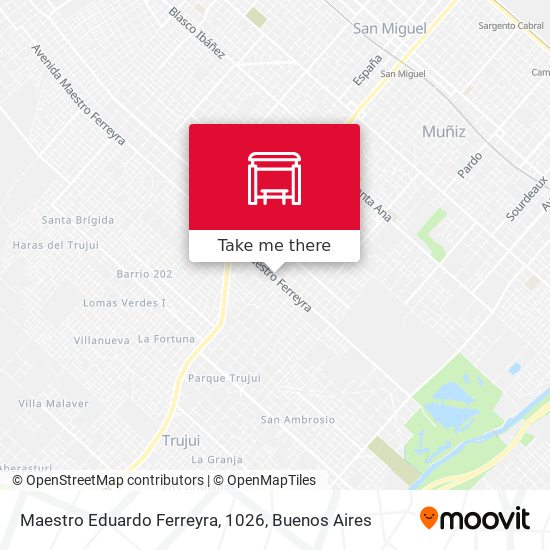 Maestro Eduardo Ferreyra, 1026 map