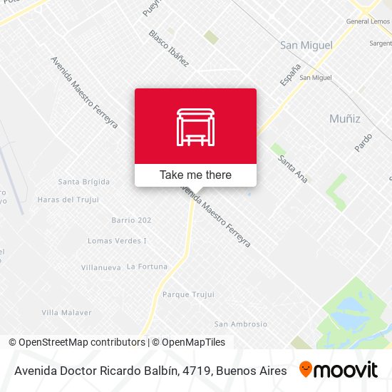 Avenida Doctor Ricardo Balbín, 4719 map