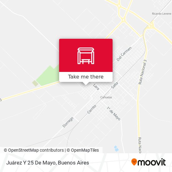 Juárez Y 25 De Mayo map