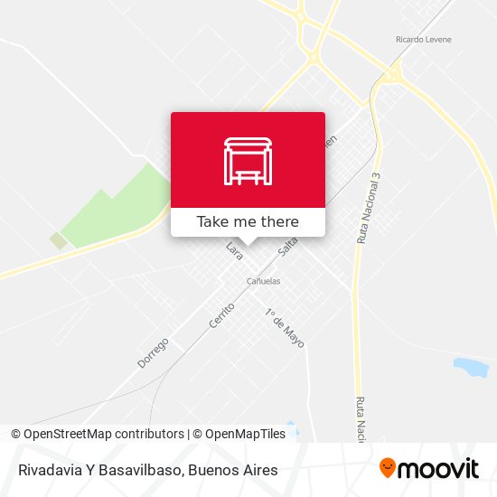Mapa de Rivadavia Y Basavilbaso