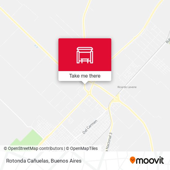Rotonda Cañuelas map