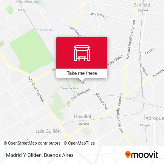 Mapa de Madrid Y Oliden