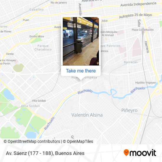 Av. Sáenz (177 - 188) map