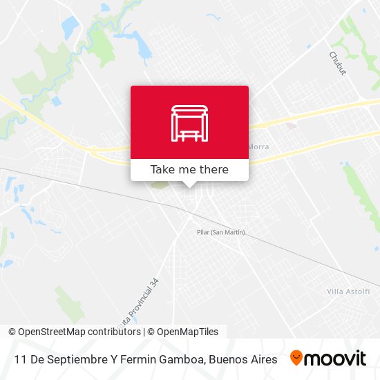 11 De Septiembre Y Fermin Gamboa map