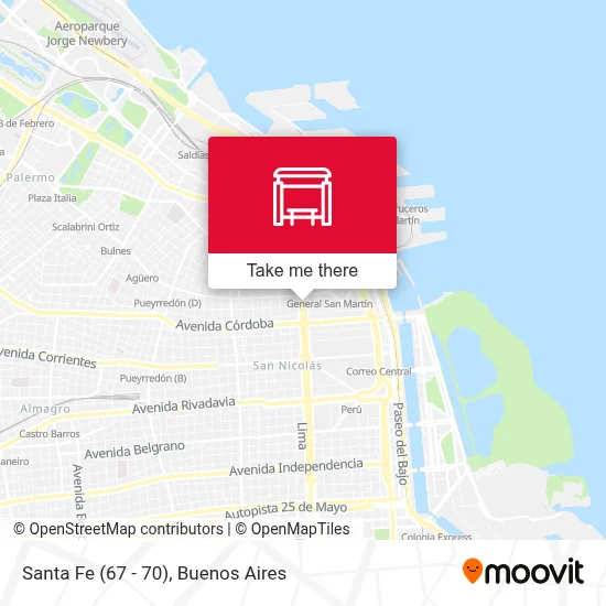 Santa Fe (67 - 70) map