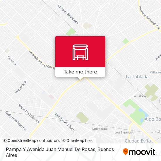 Mapa de Pampa Y Avenida Juan Manuel De Rosas