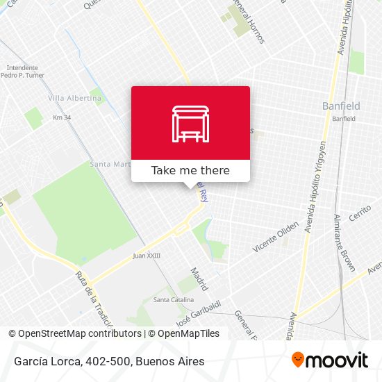 García Lorca, 402-500 map