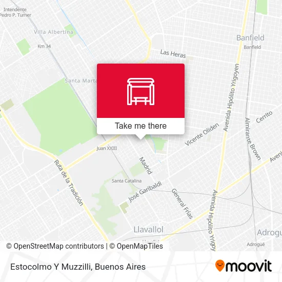 Estocolmo Y Muzzilli map