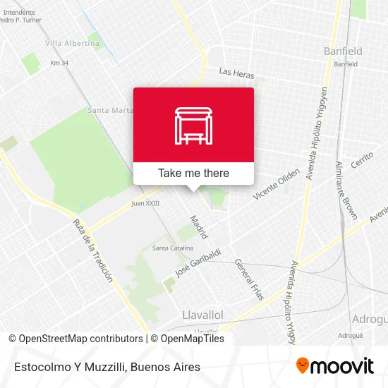 Estocolmo Y Muzzilli map