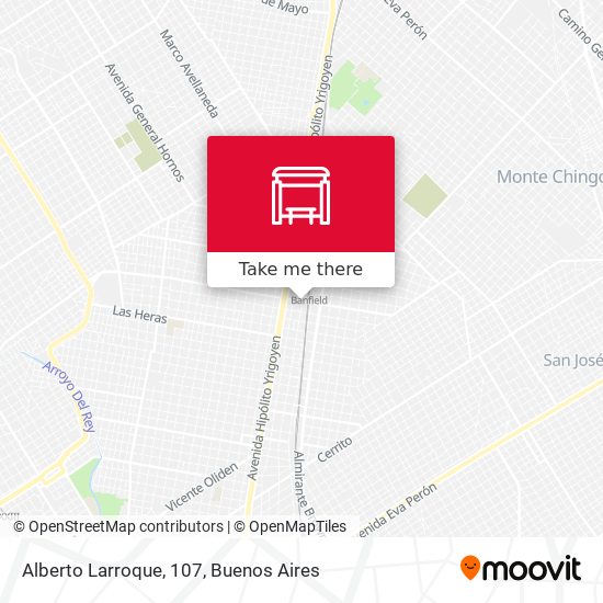 Mapa de Alberto Larroque, 107