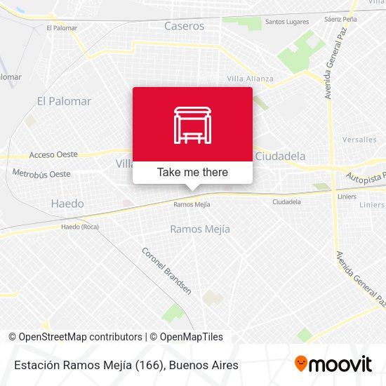 Estación Ramos Mejía (166) map