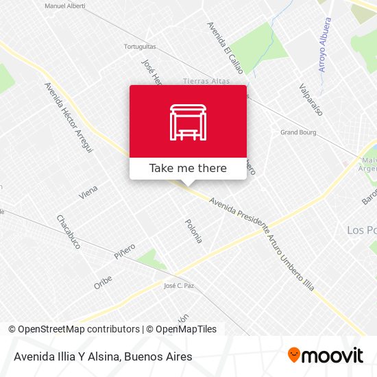 Avenida Illia Y Alsina map
