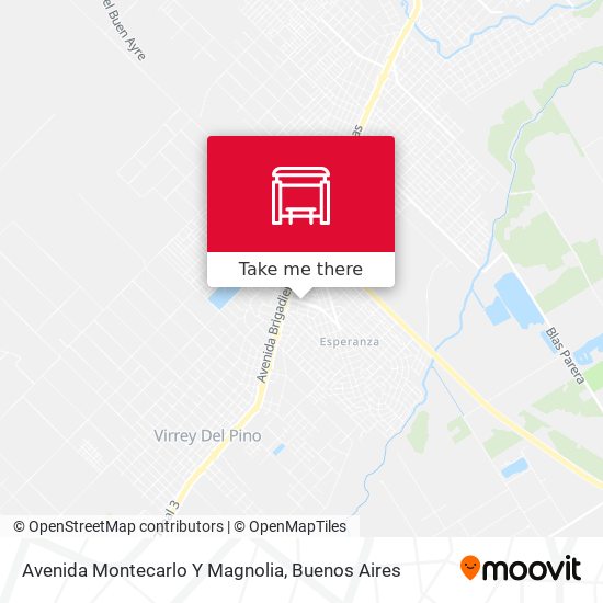 Mapa de Avenida Montecarlo Y Magnolia