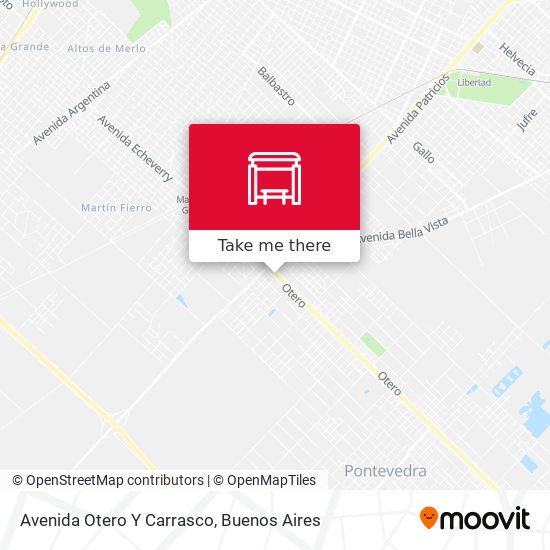 Avenida Otero Y Carrasco map