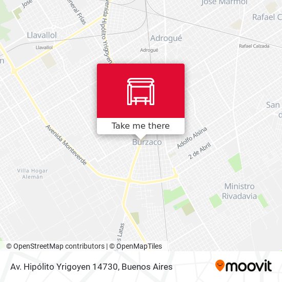 Av. Hipólito Yrigoyen 14730 map
