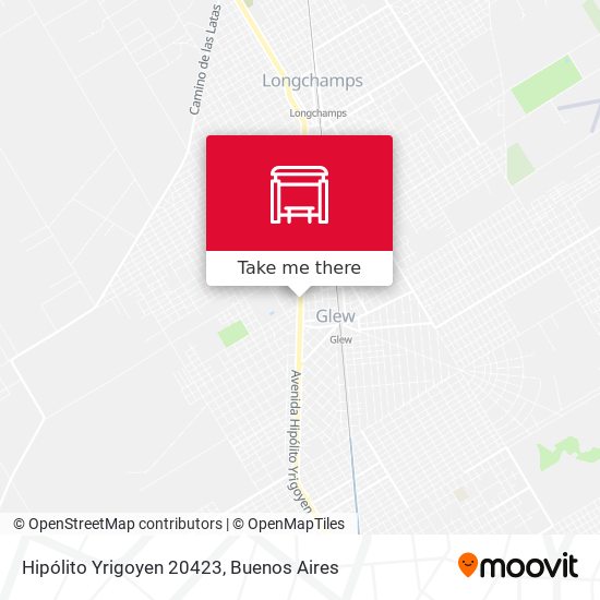 Mapa de Hipólito Yrigoyen 20423