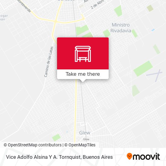Vice Adolfo Alsina Y A. Tornquist map