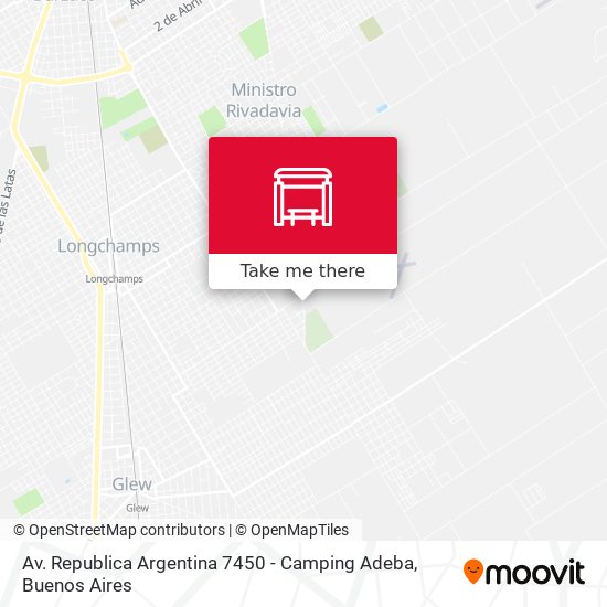 Av. Republica Argentina 7450 - Camping Adeba map