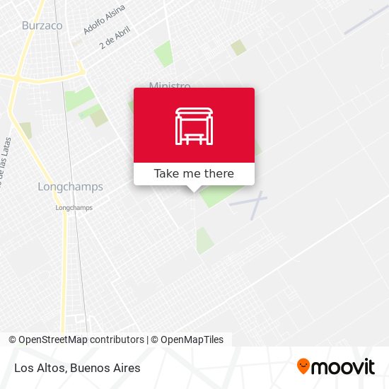 Los Altos map