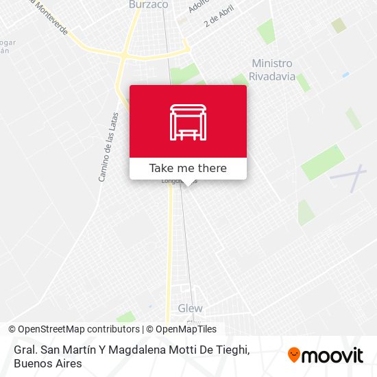 Gral. San Martín Y Magdalena Motti De Tieghi map