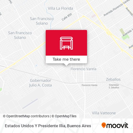 Mapa de Estados Unidos Y Presidente Illia