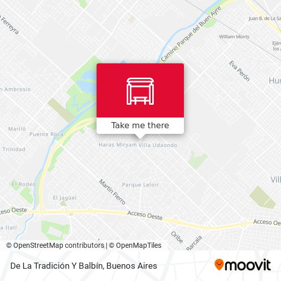 De La Tradición Y Balbín map