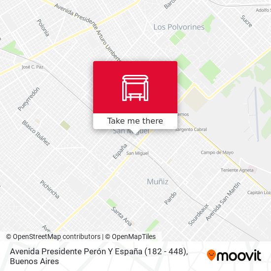 Avenida Presidente Perón Y España (182 - 448) map