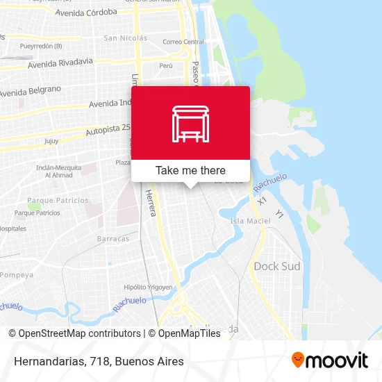 Hernandarias, 718 map