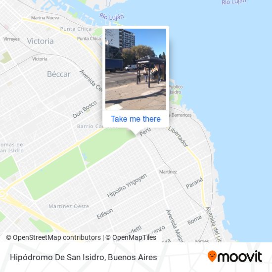 Mapa de Hipódromo De San Isidro