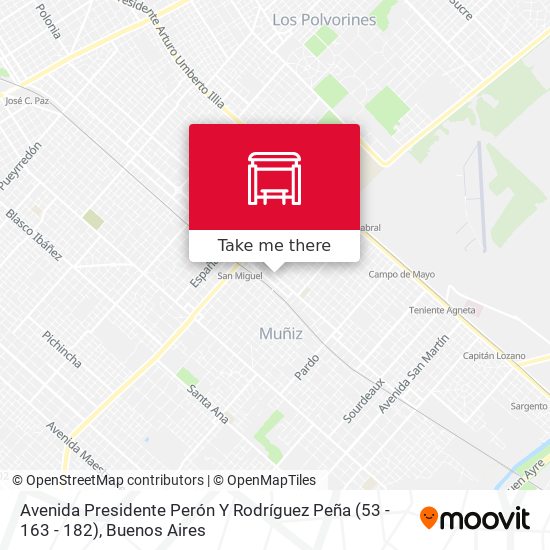 Avenida Presidente Perón Y Rodríguez Peña (53 - 163 - 182) map