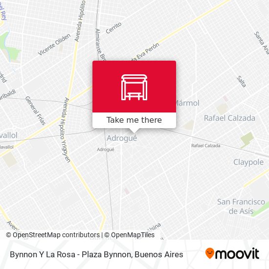 Mapa de Bynnon Y La Rosa - Plaza Bynnon