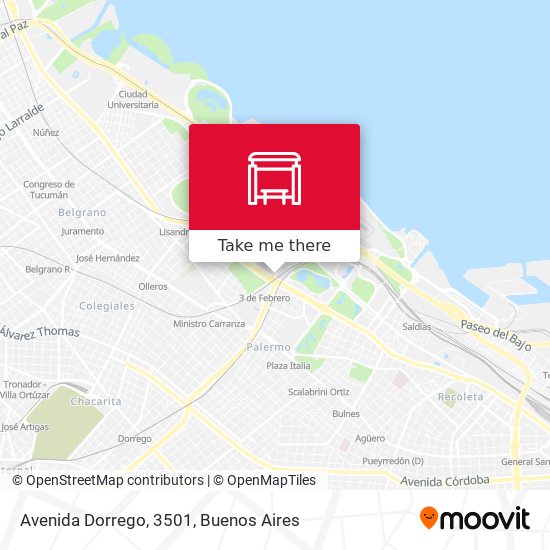Avenida Dorrego, 3501 map