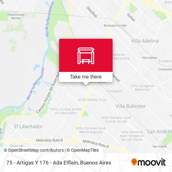 75 - Artigas Y 176 - Ada Elflein map
