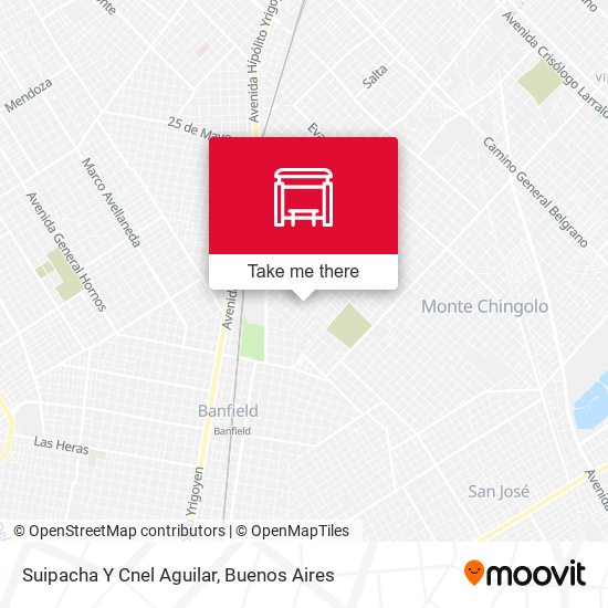 Suipacha Y Cnel Aguilar map
