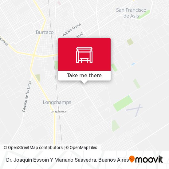 Dr. Joaquín Essoin Y Mariano Saavedra map