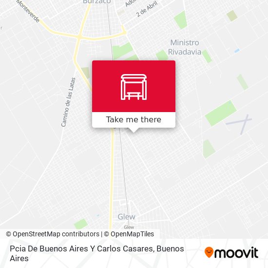 Mapa de Pcia De Buenos Aires Y Carlos Casares