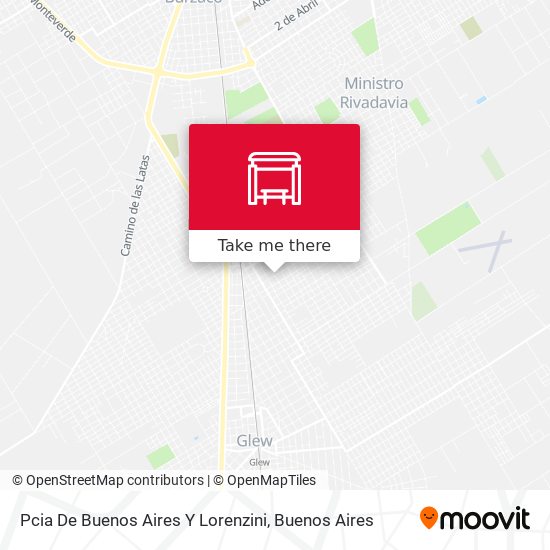 Pcia De Buenos Aires Y Lorenzini map