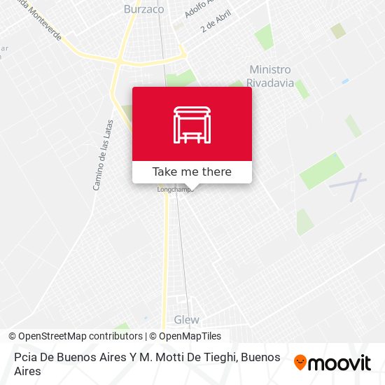 Pcia De Buenos Aires Y M. Motti De Tieghi map