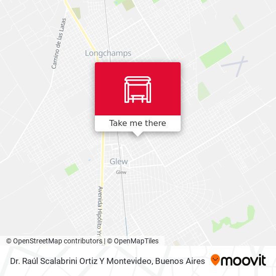 Mapa de Dr. Raúl Scalabrini Ortiz Y Montevideo