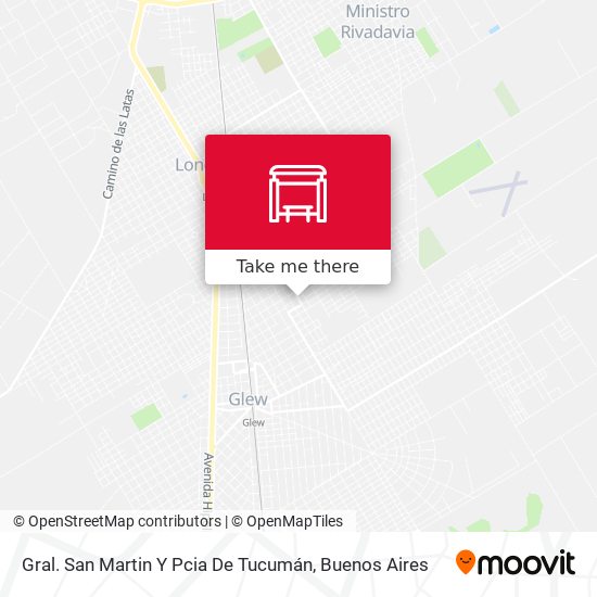 Gral. San Martin Y Pcia De Tucumán map