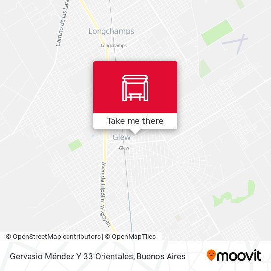Gervasio Méndez Y 33 Orientales map