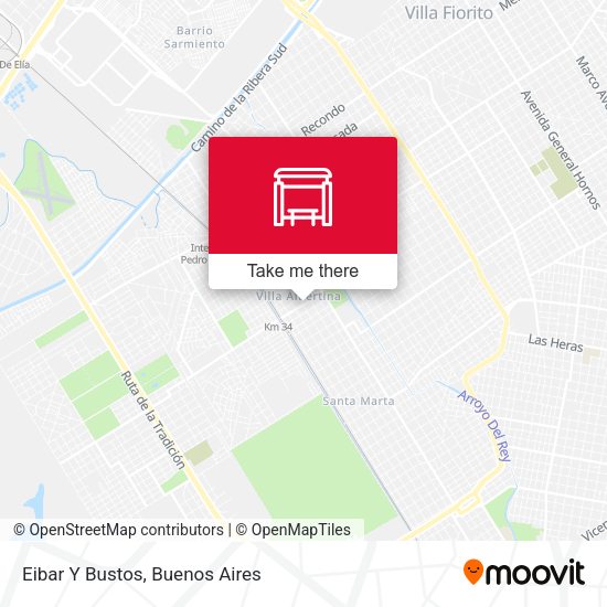 Mapa de Eibar Y Bustos