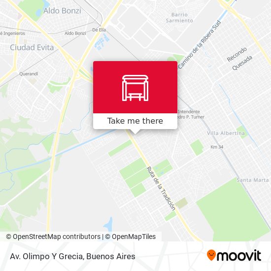 Mapa de Av. Olimpo Y Grecia