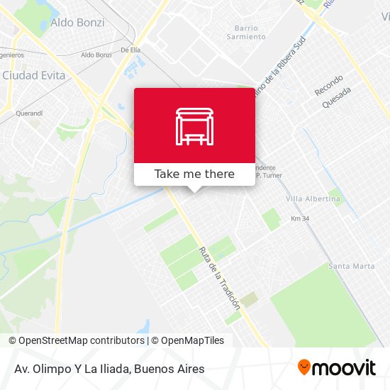 Av. Olimpo Y La Iliada map