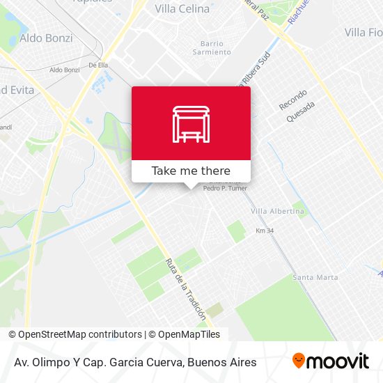 Av. Olimpo Y Cap. Garcia Cuerva map
