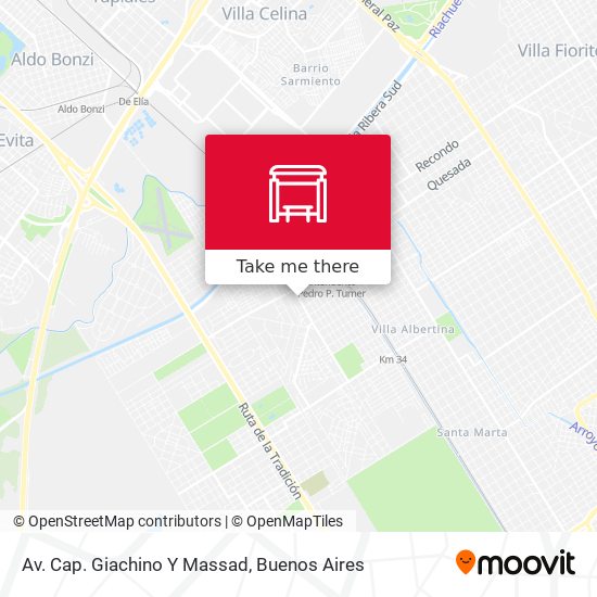 Av. Cap. Giachino Y Massad map