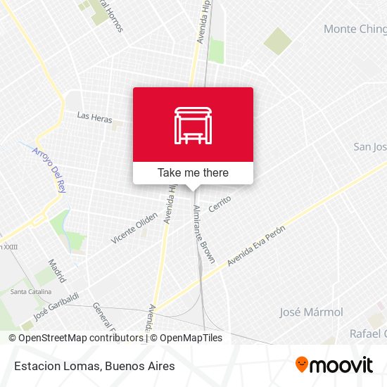 Estacion Lomas map