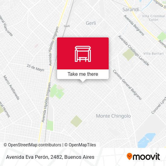 Avenida Eva Perón, 2482 map