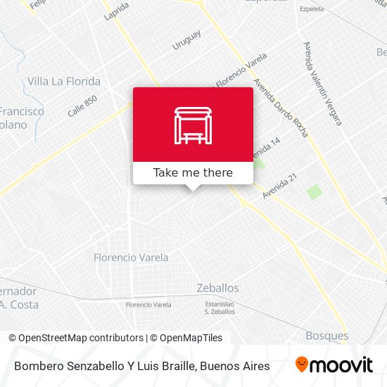 Bombero Senzabello Y Luis Braille map