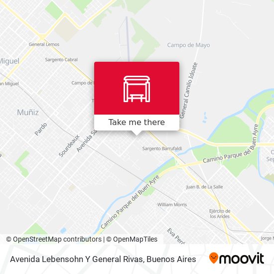 Avenida Lebensohn Y General Rivas map